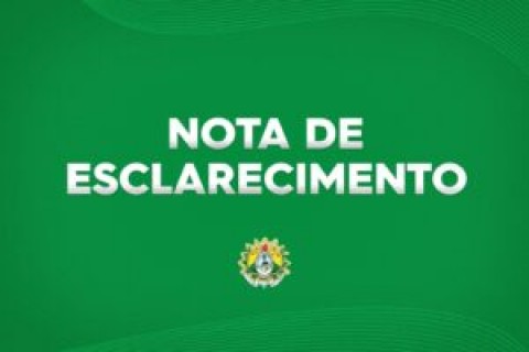 Nota de esclarecimento sobre protesto dos militares